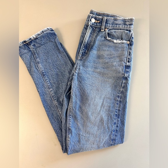 American Eagle Outfitters Denim - American Eagle Outfitters Super High-Rise Straight